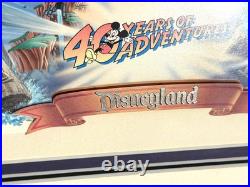 FRAMED Disneyland 40 Years of Adventure Special Ltd Ed Passport 7/17/1995 MINT FRAMED Disneyland 40 Years of Adventure Special Ltd Ed Passport 7/17/1995 MINT