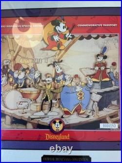 FRAMED Disneyland Commemorative Passport 9/16-19/ 1993 Disneyana Convention 183