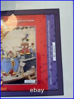 FRAMED Disneyland Commemorative Passport 9/16-19/ 1993 Disneyana Convention 183