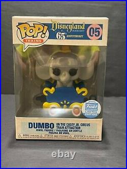 FUNKO POP! Disneyland 65th Anniversary Funko Exclusive Dumbo on Casey Jr. Circus