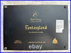 Fantasyland Pewter Miniatures Rides 50th Anniversary Disneyland Park LE 1500