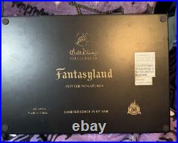 Fantasyland Pewter Miniatures Rides 50th Anniversary Disneyland Park LE