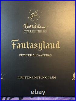 Fantasyland Pewter Miniatures Rides 50th Anniversary Disneyland Park LE