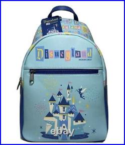 Funko Disney Disneyland Resort 65th Anniversary Mini Backpack Castle Tinkerbell