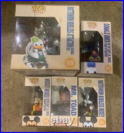 Funko Pop Disneyland 65th Anniversary Lot Of 5 Disney Mickey Mouse, Donald Duck