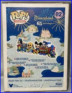 Funko Pop Disneyland 65th Anniversary Pluto AND Goofy Casey Jr Circus Train set