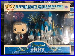 Funko Pop! Disneyland 65th Anniversary Sleeping Beauty Castle and Walt Disney