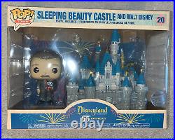 Funko Pop Town Disneyland 65th Anniversary Sleeping Beauty Castle With Walt Disney