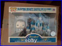 Funko Town Sleeping Beauty Castle & Walt Disney Disneyland 65th Anniversary New