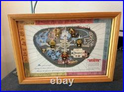 Guide to Disneyland 35th Anniversary 5 Pin Set 35 Years of Magic Map Disney