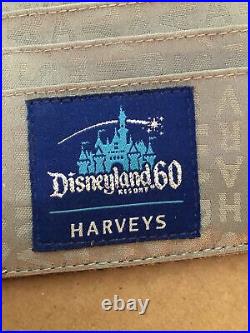 HARVEYS DISNEYLAND 60th Anniversary Attraction Poster Seatbelt Wallet NEW WithTAGS