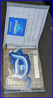 HARVEYS DISNEYLAND 60th Anniversary Poster Seatbelt Wallet NEW WithTAGS & BAG