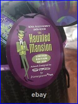 HAUNTED MANSION 40th ANNIVERSARY SHAG MICKEY MOUSE EARS LE 999 DISNEYLAND
