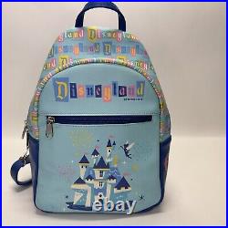 HTF Rare Disneyland Sleeping Beauty Castle Mini Backpack Anniversary USED ONCE