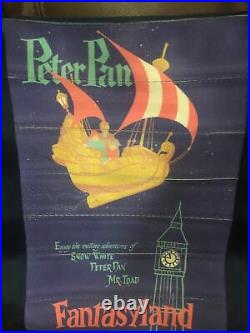 Harveys Disney Disneyland 60th Anniversary Fantasyland Peter Pan Poster Seatbelt