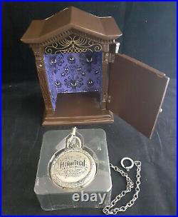 Haunted Mansion 40th Anniversary Event Logo Pocket Watch withDoor BoxLE 300EUC