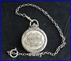 Haunted Mansion 40th Anniversary Event Logo Pocket Watch withDoor BoxLE 300EUC