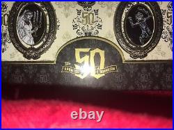 Haunted Mansion 50th Anniversary Disneyland Pin Set of 5 Oval Pins LE 500