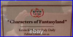 KEVIN & JODY 30th DISNEYLAND PARIS FRAMED PICTURE, LIMITED EDITION SIZE OF 100