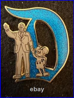 Key to Disneyland 70th Anniversary Gold Glitter D Pin YOU PICK