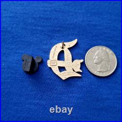 Key to Disneyland D Mystery Key To Disneyland 70th Gold Glitter Pin