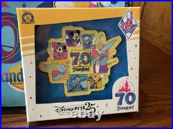 LE 1000 In Hand Disneyland 70th Anniversary Disney Celebrating 25 Pin Mickey