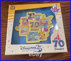LE 1000 In Hand Disneyland 70th Anniversary Disney Celebrating 25 Pin Mickey
