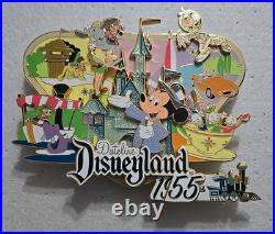 Le 100 Super Jumbo Park Map Dateline Disneyland 55th Anniversary Pin