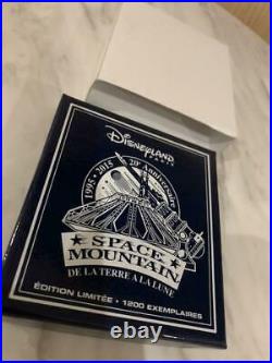 Limited Disneyland Paris Medal Badge Space Mountain 20th Anniversary LE1200