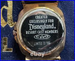 Limited Edition Disneyland The Original Cast Member Wristwatch 500 Only
