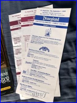 Lot of 25 Disneyland & California Adventure Guide Maps 50th Anniversary 2005