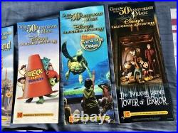 Lot of 25 Disneyland & California Adventure Guide Maps 50th Anniversary 2005