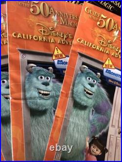 Lot of 25 Disneyland & California Adventure Guide Maps 50th Anniversary 2005