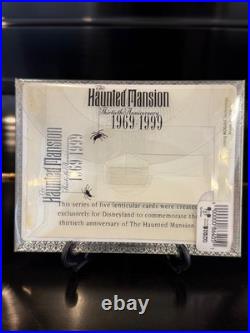 Lot of (5) Disney Haunted Mansion 30th Anniversary Lenticular Cards