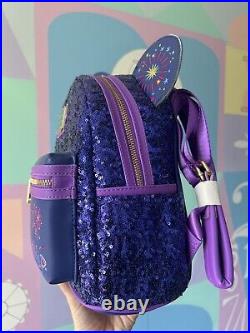 Loungefly DLP DISNEYLAND PARIS 30TH ANNIVERSARY LIMITED SEQUIN BACKPACK BNWOT