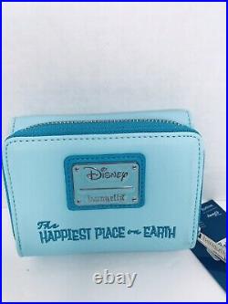 Loungefly Disneyland 65th Anniversary Convertible Mini Backpack & Zip Wallet NWT