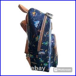 Loungefly Disneyland 65th Anniversary Disney Park Map Convertible Mini Backpack