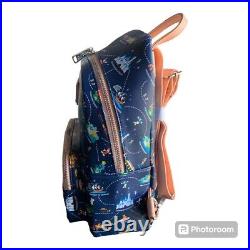 Loungefly Disneyland 65th Anniversary Disney Park Map Convertible Mini Backpack