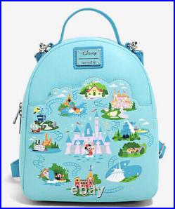 Loungefly Disneyland 65th Anniversary Exclusive Mini Backpack/ Crossbody Convert