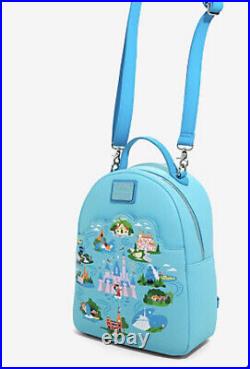 Loungefly Disneyland 65th Anniversary Exclusive Mini Backpack/ Crossbody Convert