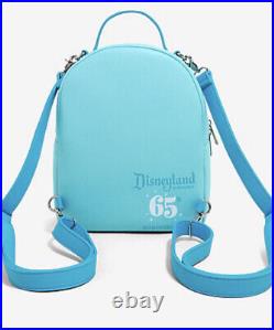 Loungefly Disneyland 65th Anniversary Exclusive Mini Backpack/ Crossbody Convert