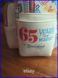Loungefly Disneyland 65th Anniversary Park Exclusive Backpack New Ships Free KC