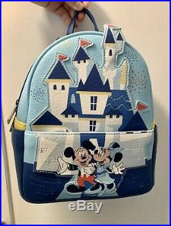 Loungefly Disneyland Disney 65th Anniversary Mini Backpack IN HAND Ships Free
