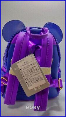 Loungefly Disneyland Paris 30th Anniversary Celebration Backpack Purple new