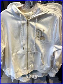 Medium Disneyland 2025 70th Anniversary Cream Castle Zip Up Hoodie Medium Disneyland 2025 70th Anniversary Cream Castle Zip Up Hoodie