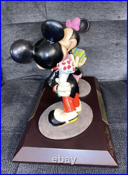 Mickey & Minnie Mouse Resin 40th Anniversary Disneyland Statue