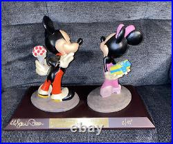 Mickey & Minnie Mouse Resin 40th Anniversary Disneyland Statue