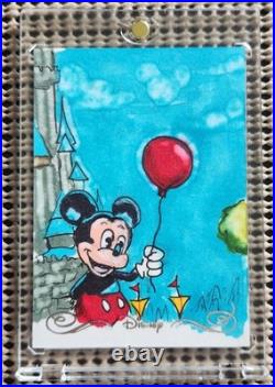 Mickey Mouse 2025 Topps Disneyland 70th Anniversary Sketch Card SP 1 in 3,330