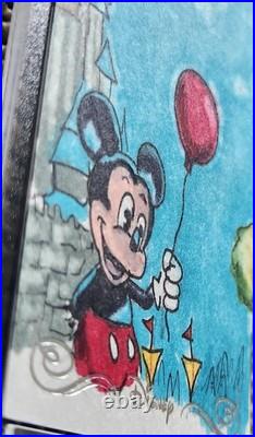 Mickey Mouse 2025 Topps Disneyland 70th Anniversary Sketch Card SP 1 in 3,330