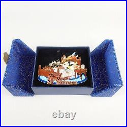 Mickey Mouse 80th Anniversary Pin LE 750 Very Rare Case NEW JUMBO FEATURE